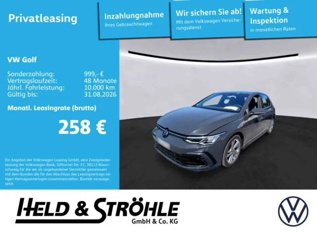 Volkswagen Golf 8 R-LINE 1.5 ETSI DSG NAVIPRO H/K LED SHZ