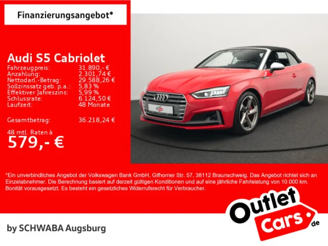 Audi S5 Cabriolet 3.0 TFSI *Alcantara*HeadUp*AHK*Navi