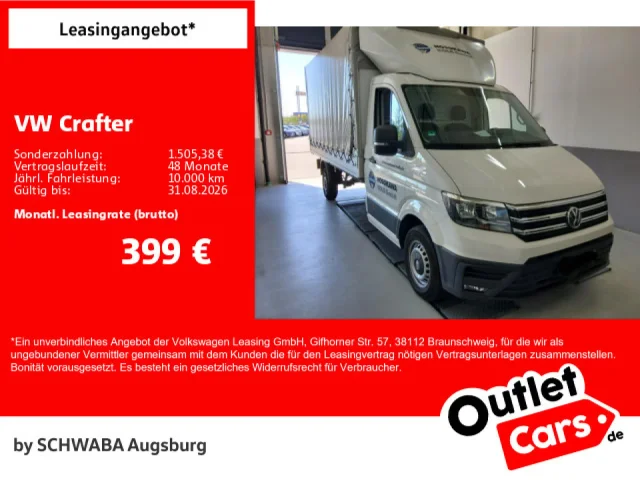 Volkswagen Crafter 35 Einzelkabine 2.0 TDI LR *Pritsche*16*