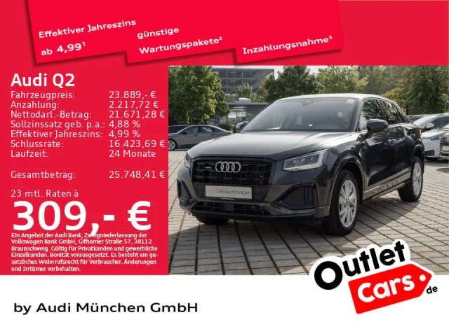 Audi Q2 35 TDI Qu. S Tronic Advanced Virtual/ACC/LED/Navi+