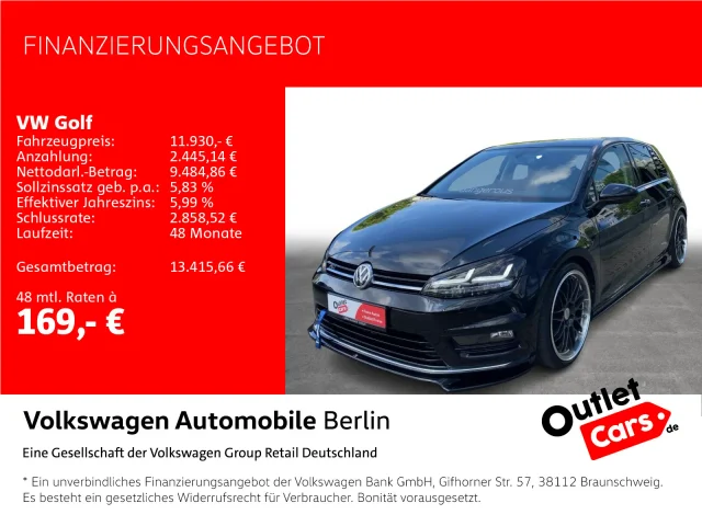 Volkswagen Golf 1.4 TSI "CUP" R-Line "EX" Navi Osram-LED SHZ