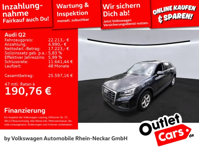 Audi Q2 30 TDI Stronic LED Einparkhilfe AHK Klima UVM