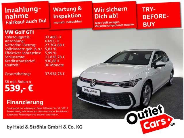 Volkswagen Golf GTI 2.0 TSI DSG LED+ NAV ACC KAM HuD SHZ