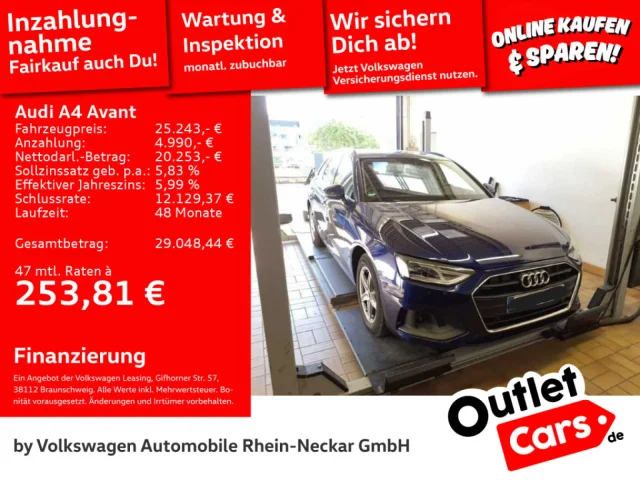 Audi A4 Avant 35 TDI S-tronic LED Navi UVM