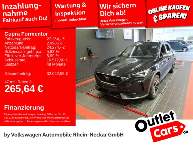 Cupra Formentor 1.4 TSI Hybrid Automatik LED Kamera Navi UVM
