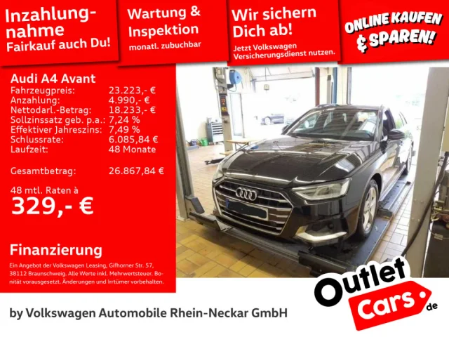 Audi A4 Avant 35 TDI Advanced AHK Kamera Uvm
