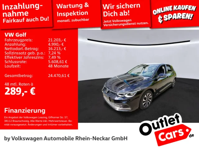 Volkswagen Golf Active 2.0 TDI Pano Automatik LED AHK Kamera Uvm
