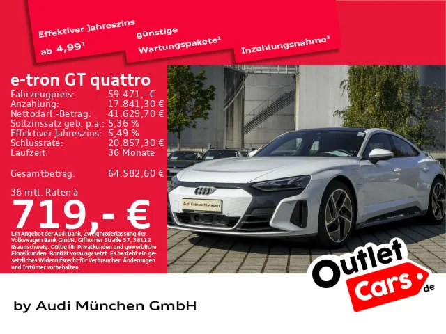 Audi E-tron GT Quattro 350 KW
