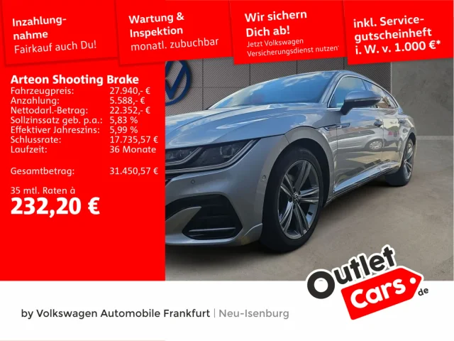 Volkswagen Arteon Shooting Brake 2.0 TDI R-Line AHK IQLIGHT